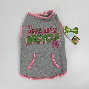 Wag-A-Tude Real Dogs Recycle Dog Tank Top Shirt
